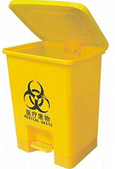 15L plastic trash bin