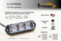 G-Extreme Vehicle LED Strobe Warning Light Slave Surface Mount Lighthead 3 x 3w 