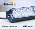 G-Extreme Vehicle LED Strobe Warning Light Slave Surface Mount Lighthead 3 x 3w  4