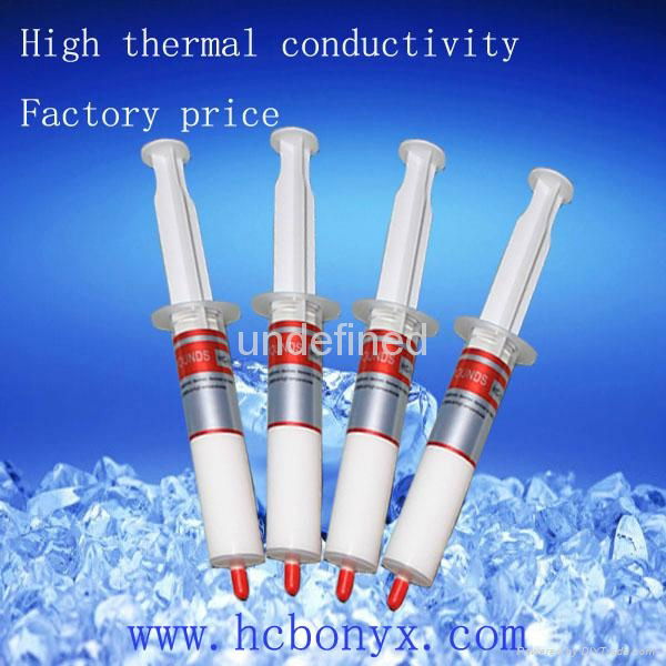 High conductivity white thermal compound for heatsinks electronics