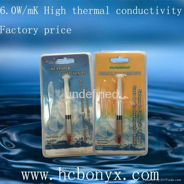 1.0-2.0w/km 3g Beautiful packaged thermal heatsink silicone grease material 2