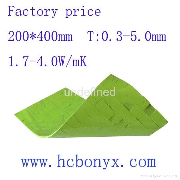 Factory price thermal pad with different thickness and high thermal conductivity 3