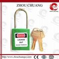 Normal shackle manufacture safe container home nylon padlocks 5