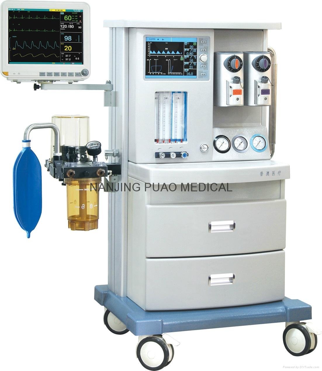 Portable Anesthesia Machine for Medical Consumables