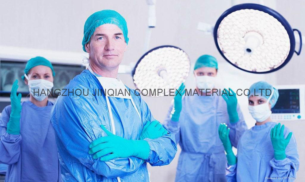 disposable sms  polypropylene  nonwoven fabric for surgical gown bed sheet 2