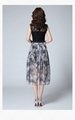 Elegant Print ankle-length dress 3