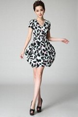 Leopard print dress