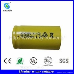 Nicd SC 1800mah rechargeable battery