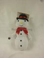 Xmas Plush Snowman dog toy, pet toy 4