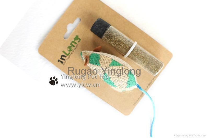 Mouse and Catnip Cat Toy Set
