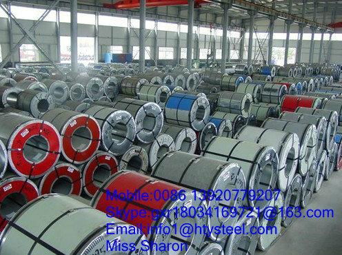 Prepainted steel coils