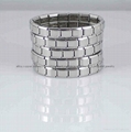 9mm DIY custom Italian stainless steel Nomination elastic bracelet  3