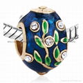 enamel Faberge Egg bead charms for European bracelet 5