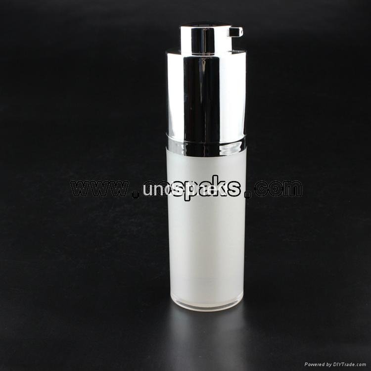 15ml 30ml 50ml rotary airless cosmetic bottle and round rotate airless bottle 2