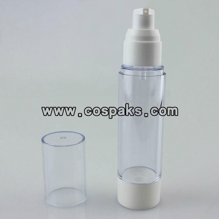 empty luxury cosmetic bottle packaging airless lotion bottle airless serum  2