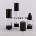 empty luxury cosmetic bottle packaging airless lotion bottle airless serum 