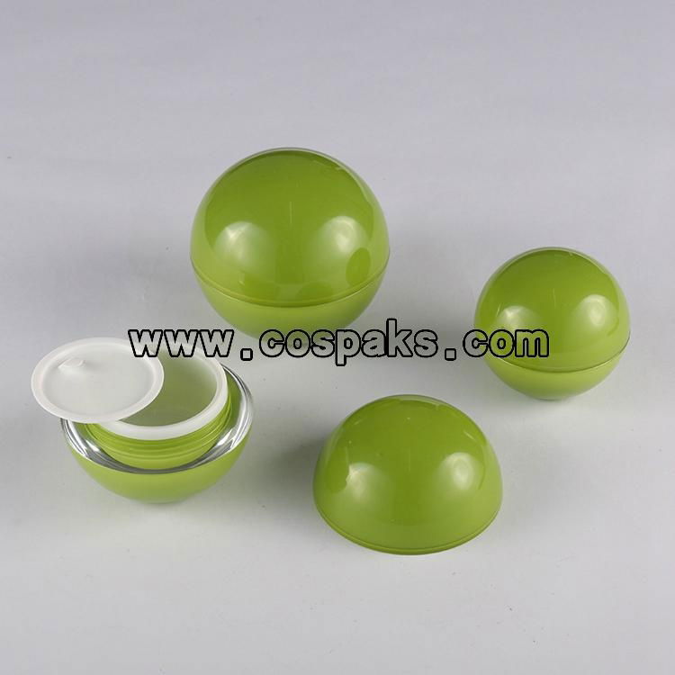 Environment-friendly Plastic Cream cosmetic jar 2