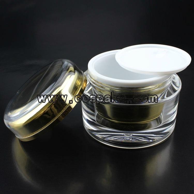 Acrylic Cream Jar.cosmetics container.cosmetics cream empty jar 2