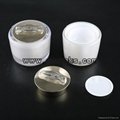 Cos 15ml 30ml 50ml White Cone Shape Snail Cream Jar and Skincare Empty Container 5