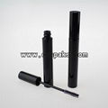 10ml black empty mascara tube with brush, 10ml black cosmetic packaging 2