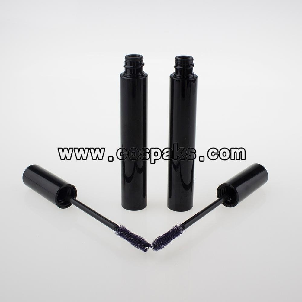 10ml black empty mascara tube with brush, 10ml black cosmetic packaging 4