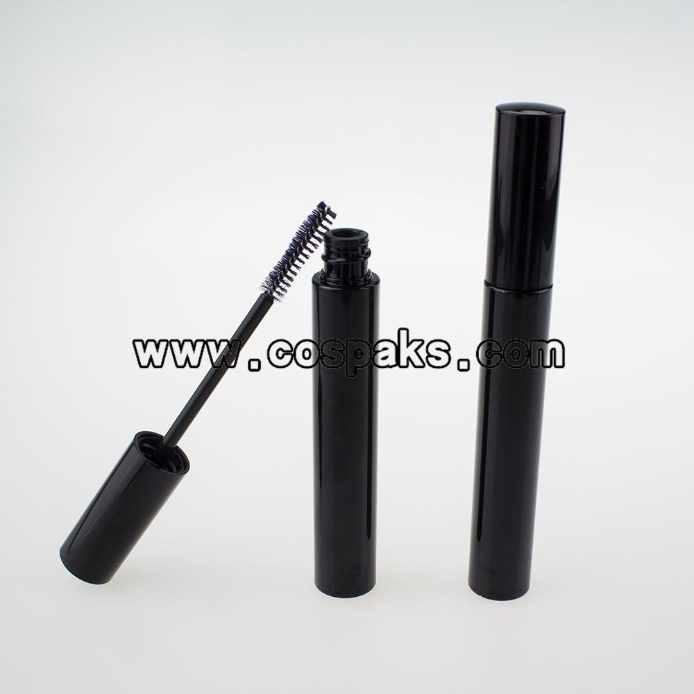 10ml black empty mascara tube with brush, 10ml black cosmetic packaging 5