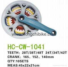 Colorful Chainwheel Crank (CW-1041)