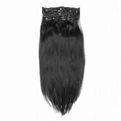 18" 20" 22" Full Head Indian Remy Human Hair Extensions 100g 