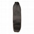 100% Indian Remy Full Head Clip in Hair Extensions 100g Natural Black 1B