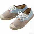 women's lace up canavs shoes hemp sole espadrille shoes casual fishing shoes 4
