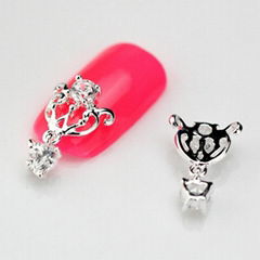 Alloy hollow out set auger manicures Nail art Nail sticker Nail beauty