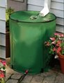 Portable Rain Barrel 50 Gallon Collapsible Outdoor Garden Water Collector Spout