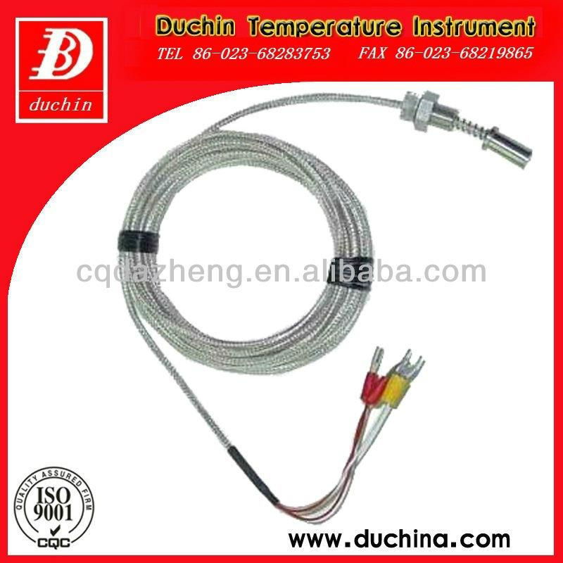 4 wires pt100 rtd temperature sensor