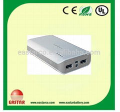 hot sell portable mobile power bank 6600mAh