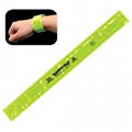 various colors reflective slap wrap cheap PVC reflective armband 1