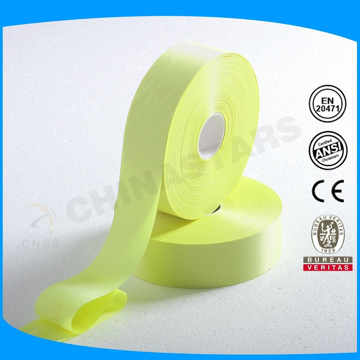 colored reflective strips lime green reflective tape for lesuire clothes
