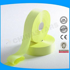 colored reflective strips lime green