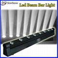 8X10W white color Led Beam Bar