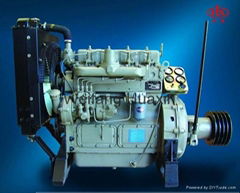 Weifang Ricardo diesel engine with clutch belt pulley