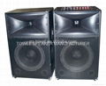 Dual 12'' subwoofer speaker box professional active stage speaker large bluetoot 1