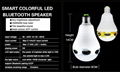 2017 newest Smart Colorful LED Bluetooth speaker 2