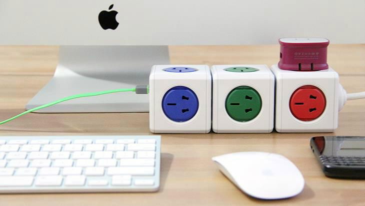 Universal Outlets Power Strip with USB charging port Multipurpose Creative Power 4