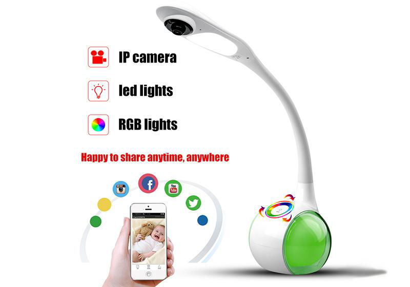 WiFi camera smart babycare lamp 3