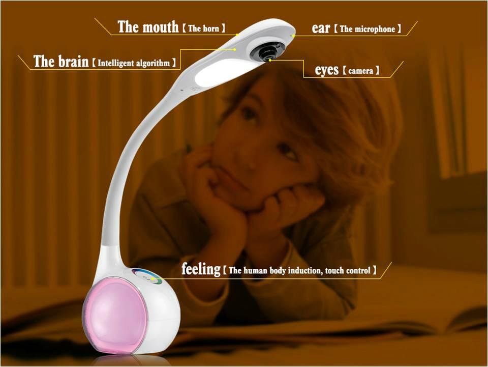 Smart Intimate Lamp Remote Parent Desk Light Baby Monitor with Camera 2