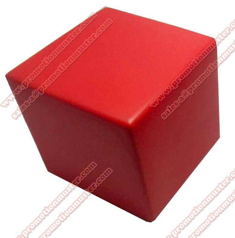 PO0003 popular cube dice with imprint artwork educational toys pu foam reliever 3
