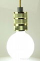 Ancient light modern metal aluminum lamp socket with edison bulb  1