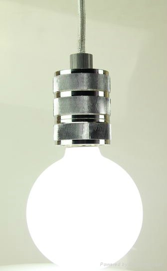 Ancient light modern metal aluminum lamp socket with edison bulb  2