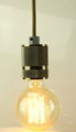 Ancient light metal pendant light with E27 aluminum lampholder 2