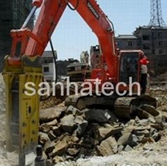 hydraulic breaker TOP TYPE popular in the Middle East
