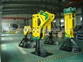 Excavator hydraulic stone breaker top